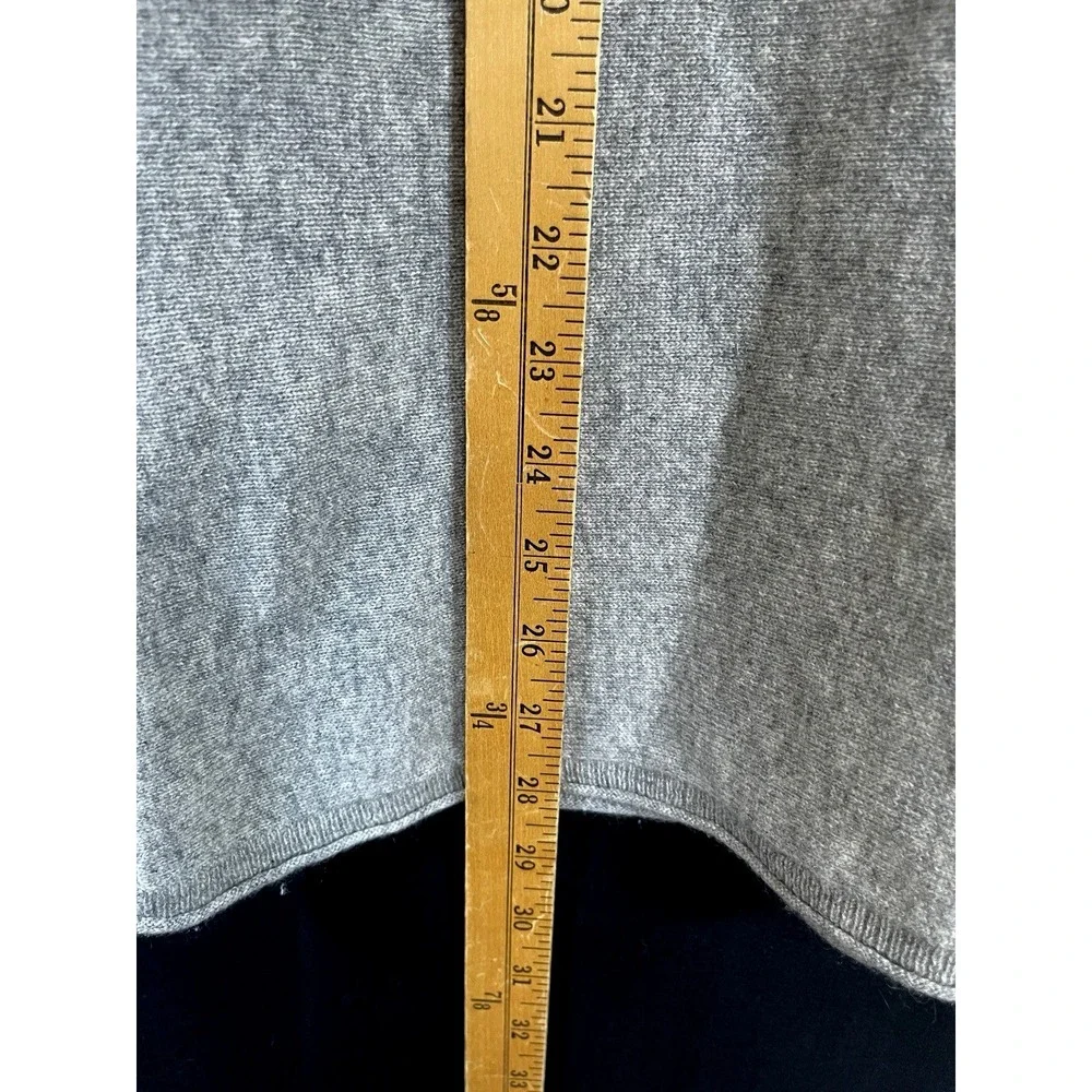 VTG Calypso Christiane Celle Womens 100% Cashmere Sweater Size L Gray QuieLuxury